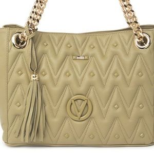 NWT Valentino Luisa D Leather Shoulder Bag